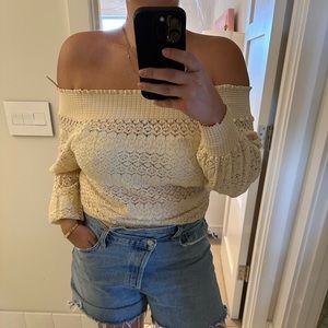 off the shoulder top